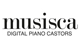 Musisca Digital Piano Castors